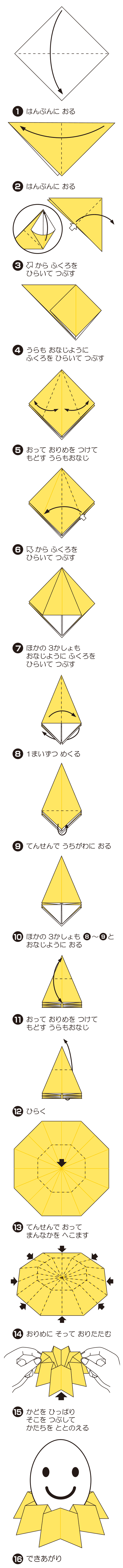 えっぐすたんど2の折り方 手順1