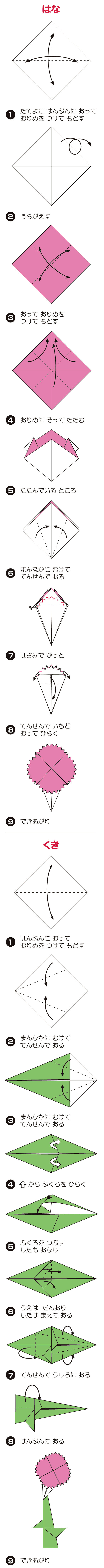 かーねーしょんの折り方 手順1