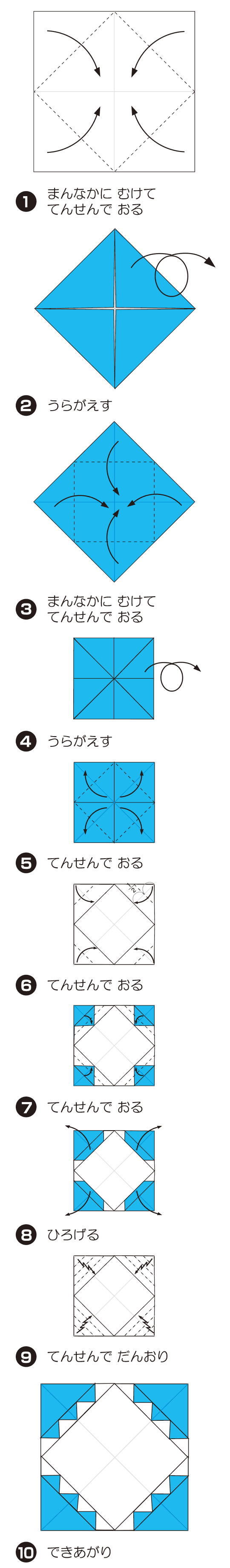 How to fold ふぉとあるばむ1, step 1