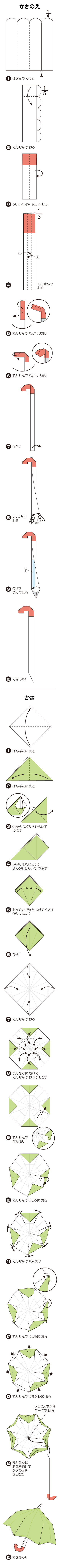かさ2の折り方 手順1