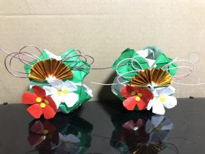 クローバーキューブの正月飾り