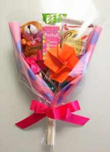 母の日ギフトにお菓子ブーケにも入れてみました！
