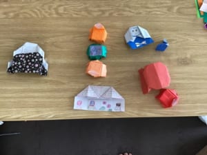 Origami folded by りんりん