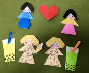Origami folded by りんご