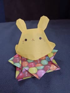 Origami folded by 月星陽