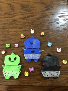 鬼、かわいいですね^_^子供も喜んでいました！兄弟たちだそうです！