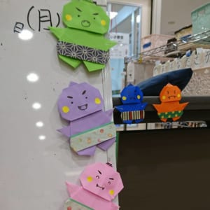 遅くなりましたが、職場のディサービスに飾った様子です