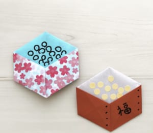 豆入れの箱（平面）