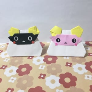 Origami folded by スローなのんちゃん