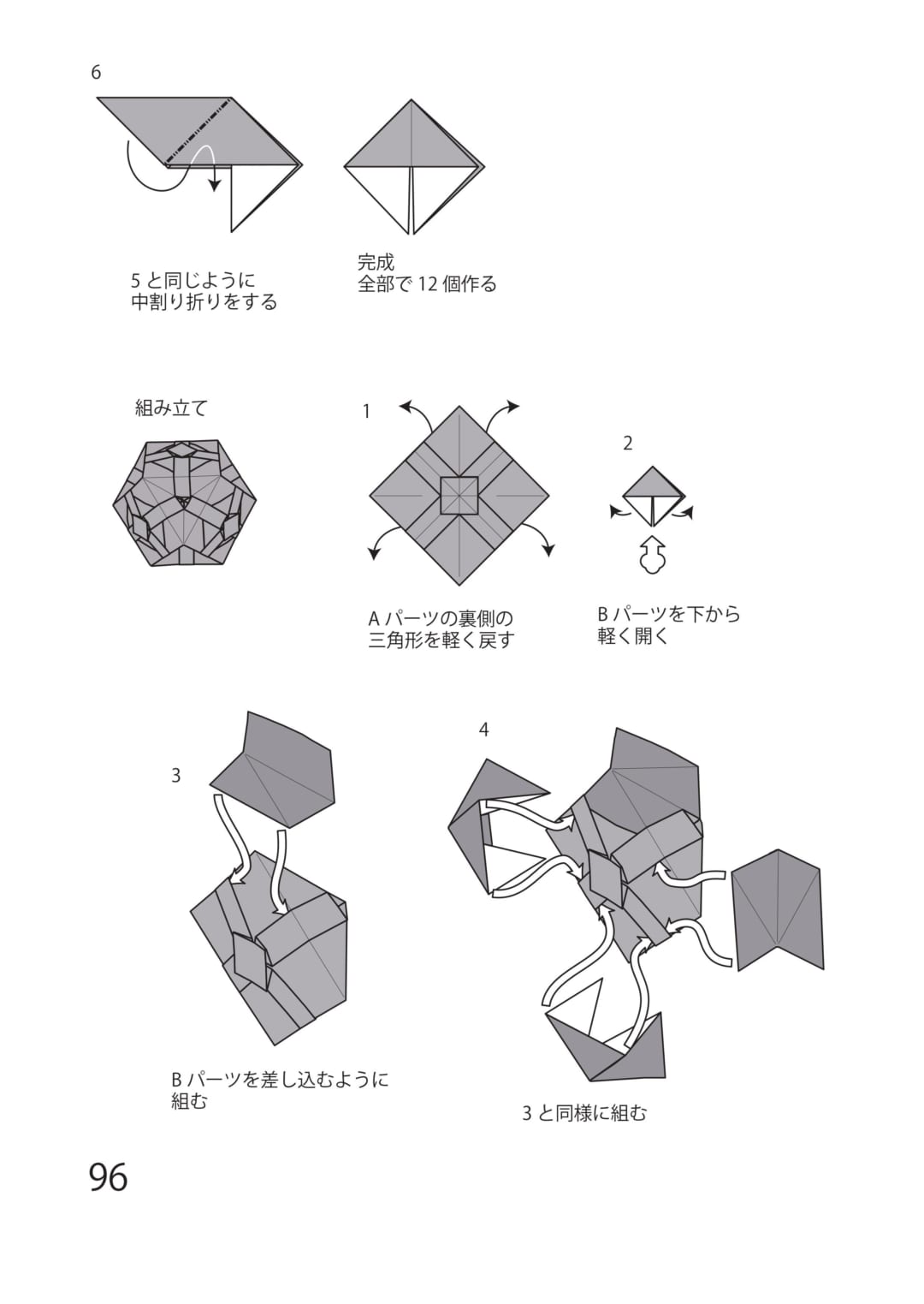 スセリの折り方 手順4