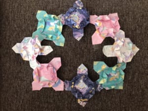 Origami folded by りんご