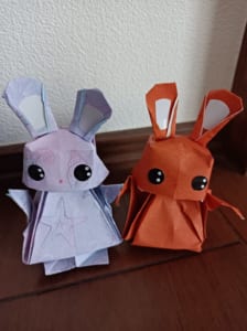 Origami folded by 月星陽