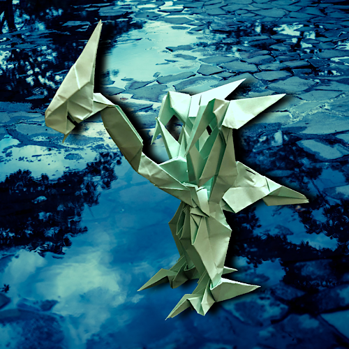「フォア・ミリアム」 12枚 origami by りょうすけ@組み立て折神工房Assembly Origami Workshop