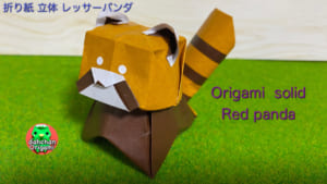 立体 レッサーパンダ