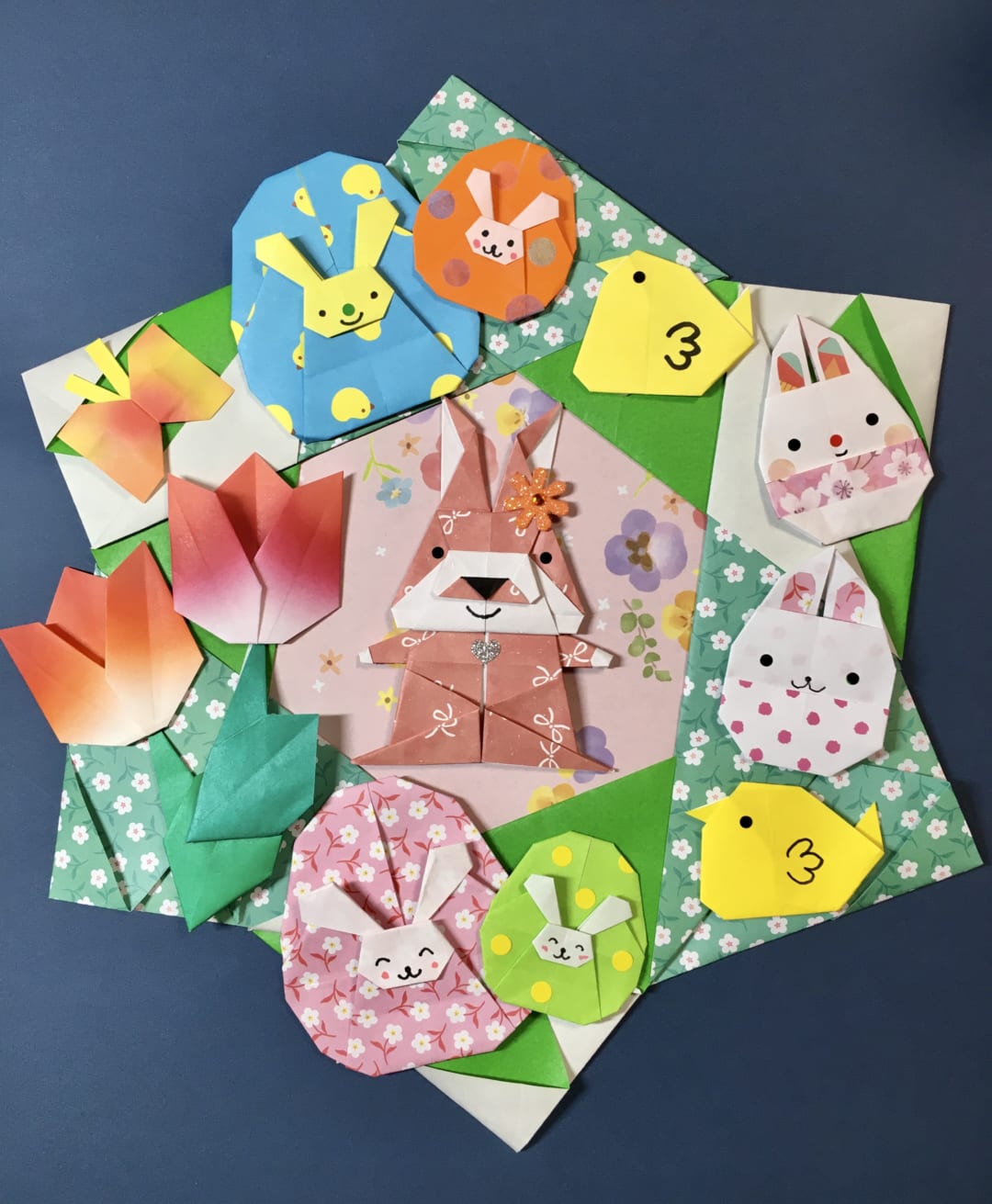 Origami folded by スローなのんちゃん