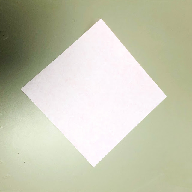 チューリップの名札の折り方 手順2