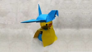 折り鶴帽子
