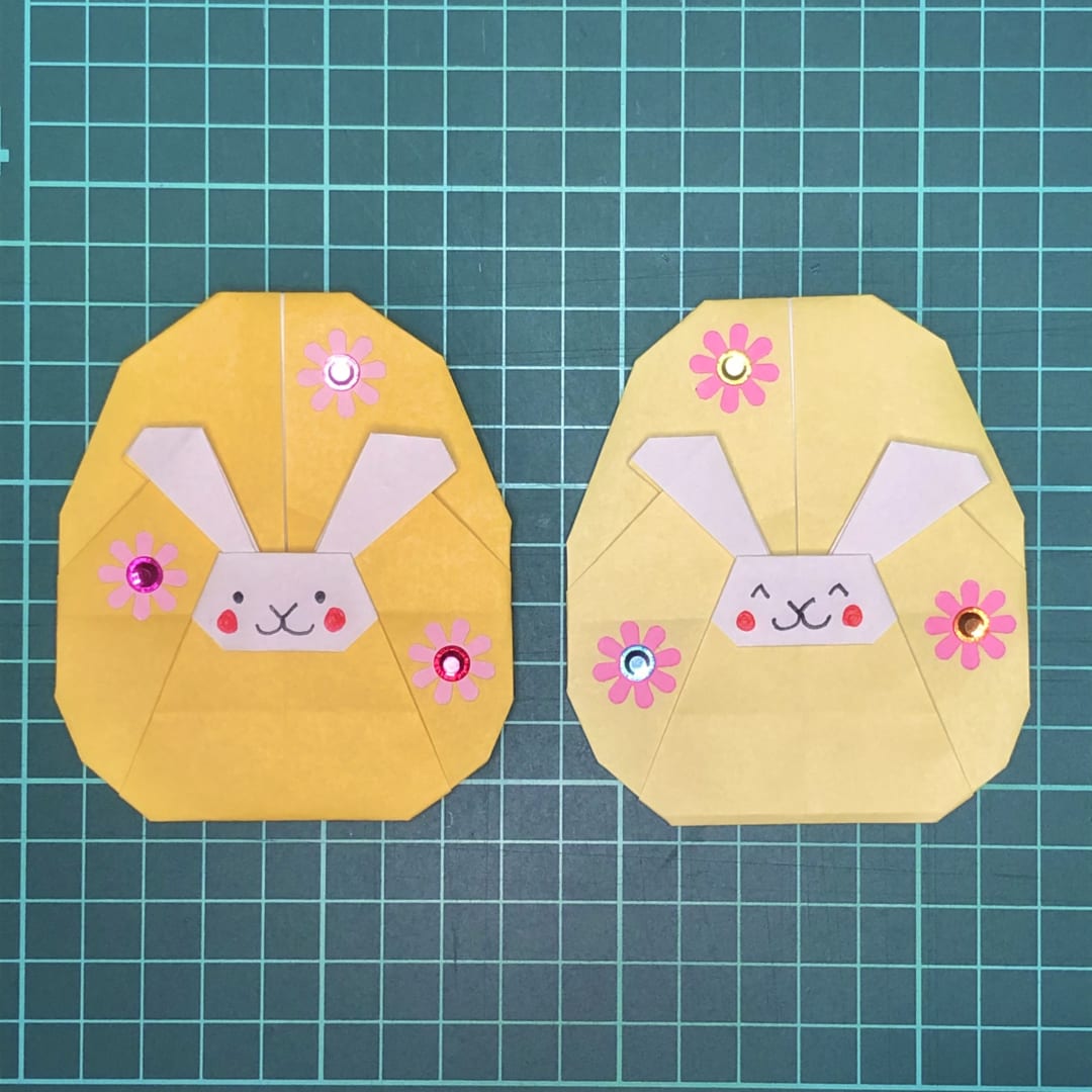 Origami folded by たまみのブロック折り紙⭐️Tamami’s 3D origami