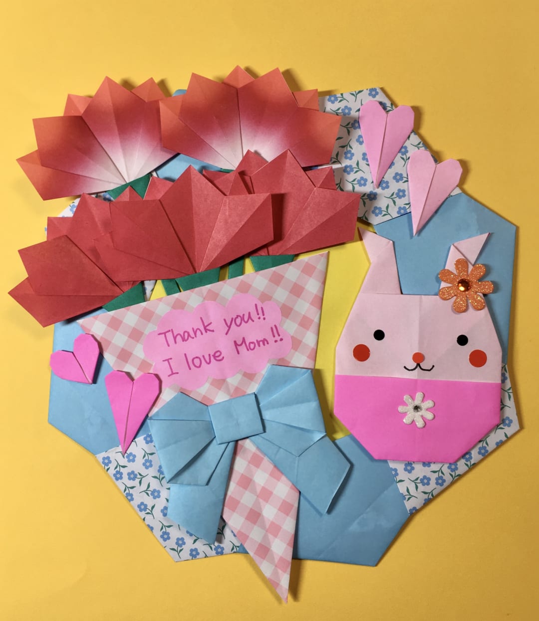 Origami folded by スローなのんちゃん