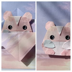 Origami folded by 月星陽