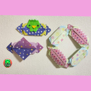 リースにもなる！ひょっこり用オーナメント　クリスタル