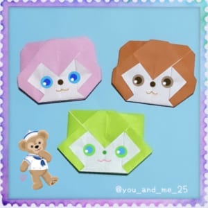 たぬきから、ディズニーの人気キャラクターっぽいのが出来ました。