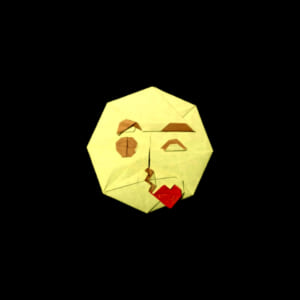絵文字　😘