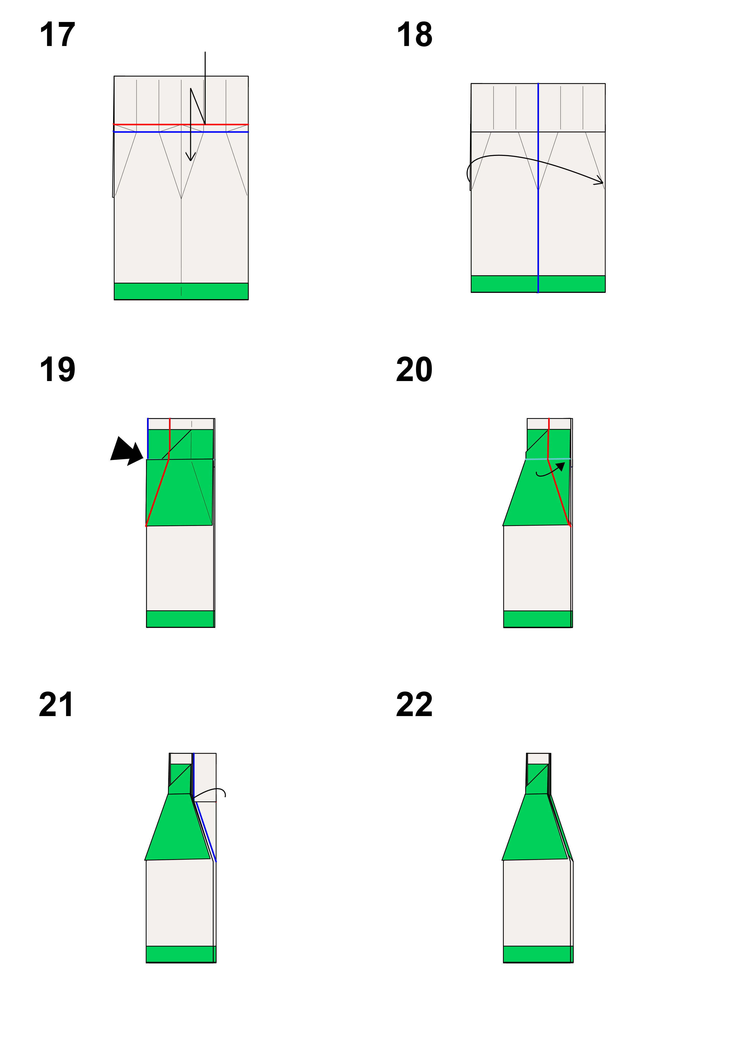 日本酒の折り方 手順4
